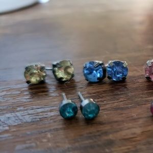 Gem Stone Earrings
